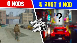 How To Install High Graphics Mod in GTA 4 *JUST 1 MOD* And Now Look at it!