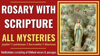 ALL 20 Mysteries | The Holy Rosary With Scripture