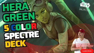 Hera Command 5Color Spectre Deck | Star Wars Unlimited Decktech | deutsch