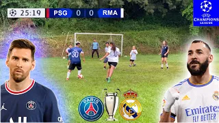 PSG vs REAL MADRID UEFA CHAMPIONS LEAGUE 5 x 5 MATCH ‹ Rikinho ›