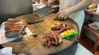 The Quick Lunch Boxes of Chopped Chickens and Pork Wan Chai | Hong Kong Food