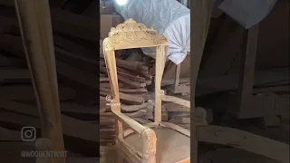 This is how a Royal Throne Chair is made #luxuryfurniture