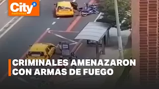 Robo dejó una persona herida y se registró en cámaras al norte de Bogotá | CityTv