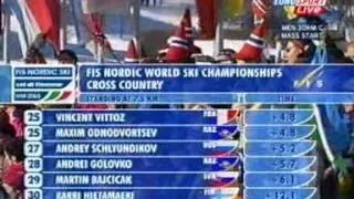 FIS Nordic World Ski Championships 2003: Men's 30 km Mass-Start (2 of 5)