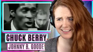 Vocal Coach reacts to Chuck Berry - Johnny B. Goode (Live 1958)