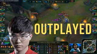 Faker outplays C9 Jensen and Contractz