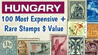 Hungary Most Expensive Stamps Value | Rare Hungarian Stamps | Philately