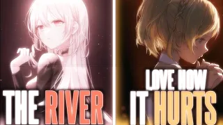 Nightcore - THE RIVER x LOVE HOW IT HURTS ↬ Switching Vocals ft. @bsdnightcores8651