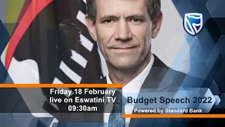 Finance Minister Neal Rijkenberg delivers - Eswatini Budget Speech 2022/2023