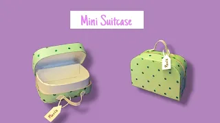 Mini Barbie suitcase | DIY Craft