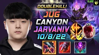 Canyon Jarvan IV Jungle vs Lee Sin - LOL 캐니언 Goredrinker Conqueror - EUW 11.20