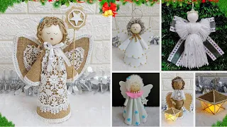 5 handmade low budget angel making idea for Christmas Decoration | DIY Christmas craft idea🎄166