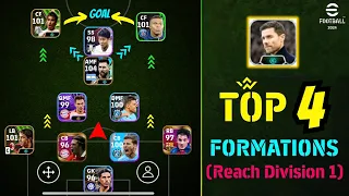 Top 4 Quick Counter Best Custom Formation In eFootball 2024 🔥 | Best Formation For Xabi Alonso 🐐