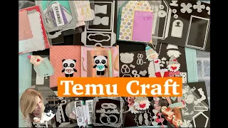 Temu Craft Haul Review of Dies and Stamps