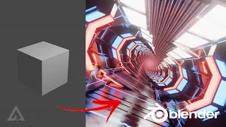 Abstract Sci Fi Hallway |  BLENDER TUTORIAL  |  INTERMEDIATE