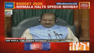 Nirmala Sitharaman Unable To Finish Budget Speech, Quits Midway