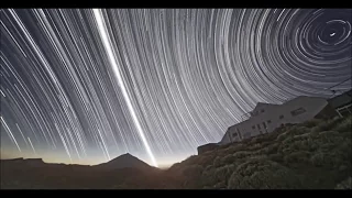 Star Trails At The Equator, The Universe Is A Rotating Ball(research Tycho Brahe)