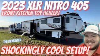 2023 XLR Nitro 405 | Toy Hauler with a Front Kitchen | Very Cool!!!