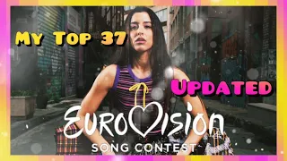 Eurovision 2024 - My updated Top 37 (before rehearsals)