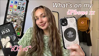 what's on my iphone 11 *ios 16*