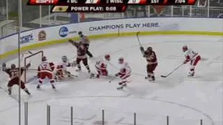 Boston College wins the 2010 NCAA D-1 Men's Hockey Championship
