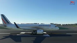 MSFS 2020 Paris Charles de Gaulle Airport to Lyon Saint Exupery Airport A320NEO