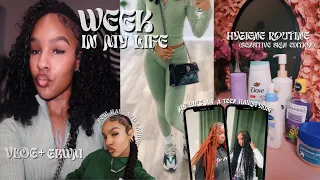 WEEK IN MY LIFE | Hygiene routine | DIY Hair + Lashes | Life as a TEEN HAIRSTYLIST + more