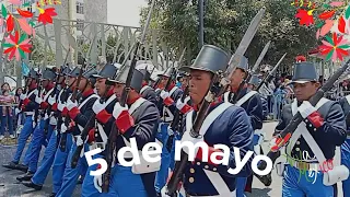 162 aniversario 🤔de la batalla de puebla🇲🇽      (desfile 5 de mayo)