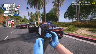 [NO COMMENTARY] GTA V LSPDFR | LAPD OFFICER FATALLY SHOOT AN ARMED MONEY TRUCK ROBBERS - LAPD