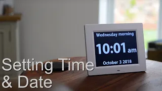 Rosebud Reminder Clock - Setting Time & Date