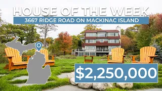 See inside Mackinac Island home for sale that offers stunning views of Lake Huron, bridge