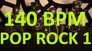 140 BPM - Pop Rock - 4/4 Drum Track - Metronome - Drum Beat