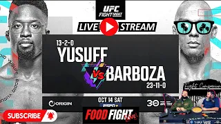 🔴 UFC Fight Night Sodiq Yusuff vs. Edson Barboza FIGHT COMPANION!!