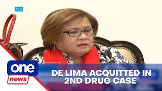 Court acquits Leila de Lima in second drug case