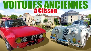 VOITURES ANCIENNES DE COLLECTION à Clisson - Porsche, MG, Catheram, Dodge Challenger, R16, Jaguar,