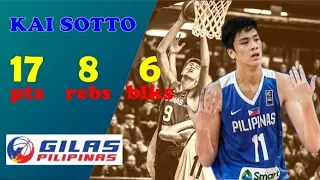 Kai Sotto Full Highlights vs Argentina | July 1, 2019 | FIBA U19 World Cup