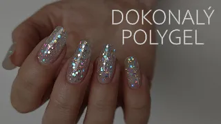 Třpytivý polygel BORN PRETTY | moderní mandle s duálkama || #NailArtAlexandra 💅