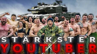 Wer ist der STÄRKSTE YOUTUBER? - Militär PANZER ziehen | Der Einzelwettbewerb