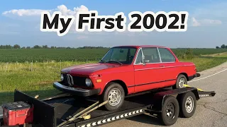 I Bought My First BMW 2002! | A Decade Old Restoration Left Unfinished....Until Now