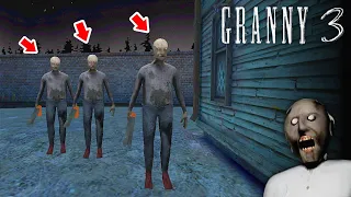 playing with 3 grandpa 😂😂 | Granny 3