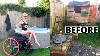 ♿️ WHEELCHAIR ACCESSIBLE GARDEN TRANSFORMATION & SPA