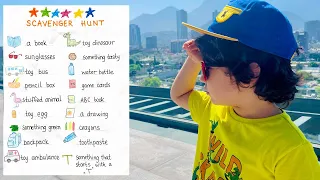 Emin plays Scavenger Hunt game and searches for his treasures