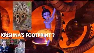 Little Krishna (HD) / The Attack of the Serpent King Kaliya / AMERICANS REACTION