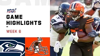 Seahawks vs. Browns Week 6 Highlights | NFL 2019