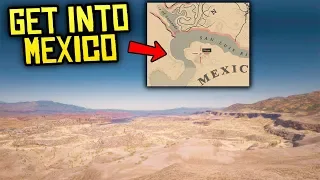 Red Dead Redemption 2 - How to Get to MEXICO (Secret Map Glitch)