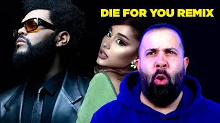 The Weeknd & Ariana Grande - Die For You (Remix) | REACTION!!