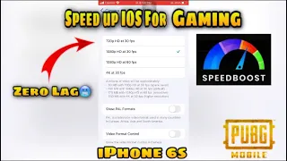 SPEED UP IOS FOR GAMING | How to Fix lag in Iphone 6s |6,6s,7,7plus,8,8,plus All iOS low end device