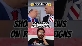 Paul Heyman Shocking News on Roman Reigns ☝ | WWE Smackdown today France 🇫🇷