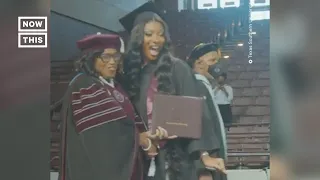 Megan Thee Stallion Graduates College #Shorts