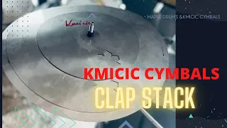 Kmicic Clap Stack Hand Hammered cymbal #diy #drums #cymbals